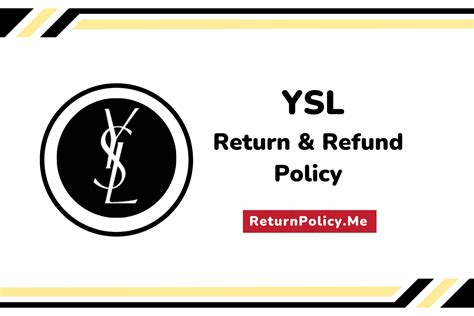 ysl return policy usa|YSL repair policy.